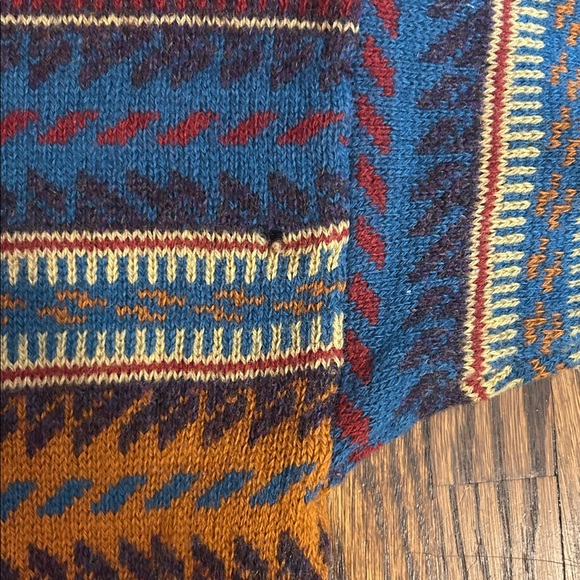 Vintage 90s Vibrant Knit Wool Sweater - Picture 7 of 10